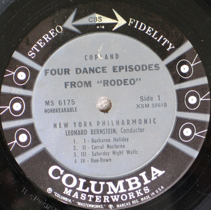 Aaron Copland - Leonard Bernstein, The New York Philharmonic Orchestra : Billy The Kid / Rodeo (LP, Album)