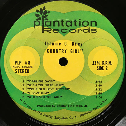 Jeannie C. Riley : Country Girl (LP, Album)