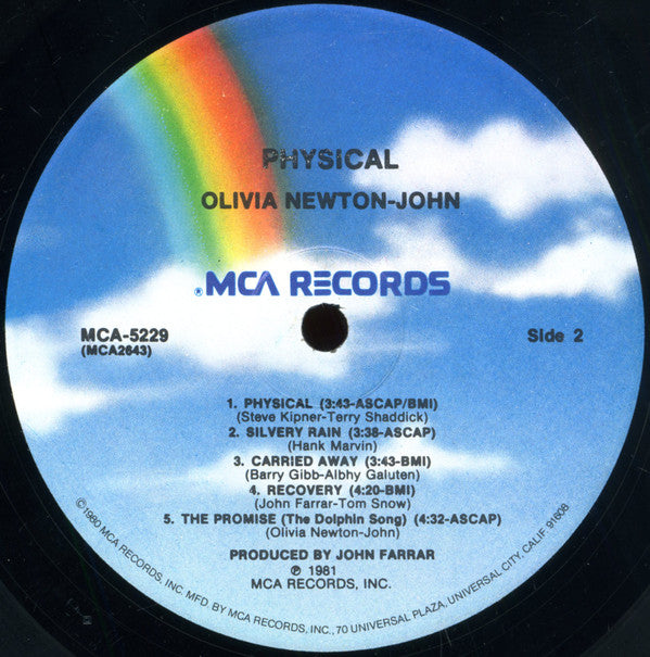 Olivia Newton-John : Physical (LP, Album, Gat)