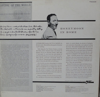 Renato Carosone E Il Suo Quartetto : Honeymoon In Rome (LP, Album)