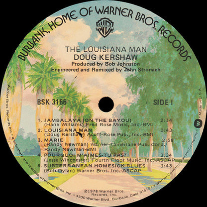 Doug Kershaw : The Louisiana Man (LP, Album, Los)