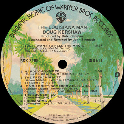 Doug Kershaw : The Louisiana Man (LP, Album, Los)