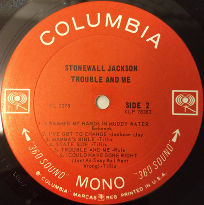 Stonewall Jackson : Trouble & Me (LP, Mono)