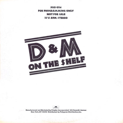 Donny & Marie Osmond : On The Shelf (12", Promo)