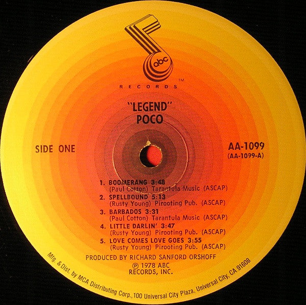 Poco (3) : Legend (LP, Album, Pin)