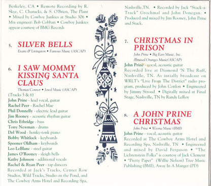 John Prine : A John Prine Christmas (CD, Album, RE, Dig)
