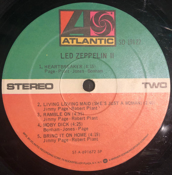 Led Zeppelin : Led Zeppelin II (LP, Album, RE, Spe)