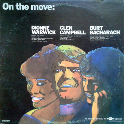 Dionne Warwick, Glen Campbell, Burt Bacharach : On The Move (LP, Comp)