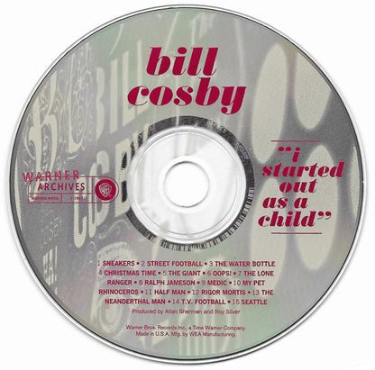 Bill Cosby : I Started Out As A Child (CD, Album, RE)