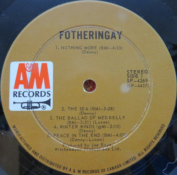 Fotheringay : Fotheringay (LP, Gat)