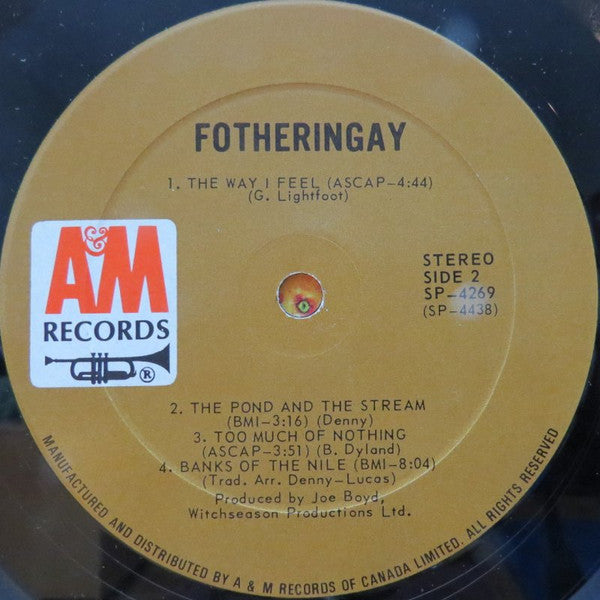 Fotheringay : Fotheringay (LP, Gat)