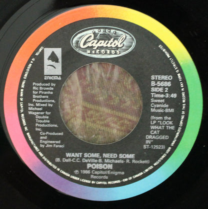 Poison (3) : Talk Dirty To Me (7", Single)