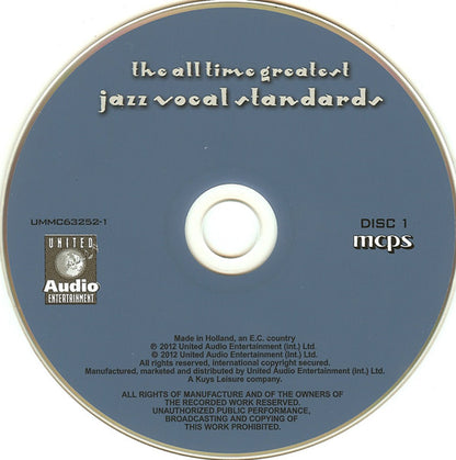 Various : The All Time Greatest Jazz Vocal Standards (3xCD, Comp)