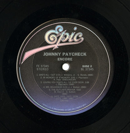 Johnny Paycheck : Encore (LP, Comp)
