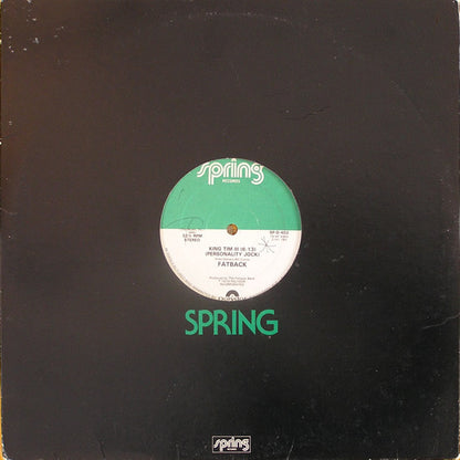 The Fatback Band : You're My Candy Sweet / King Tim III (Personality Jock) (12", Single, Lig)
