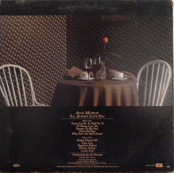 Anne Murray : I'll Always Love You (LP, Album, Club, RE)