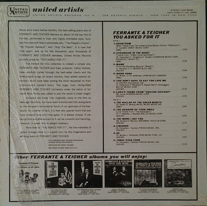 Ferrante & Teicher : You Asked For It! (LP, Album)