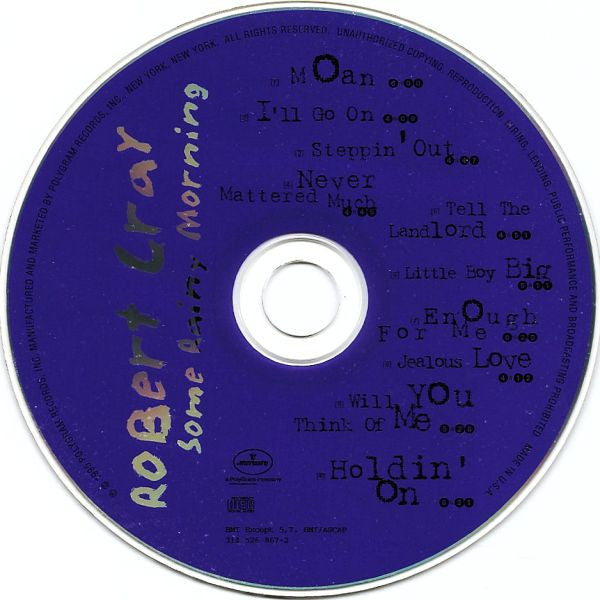 Robert Cray : Some Rainy Morning (CD, Album)