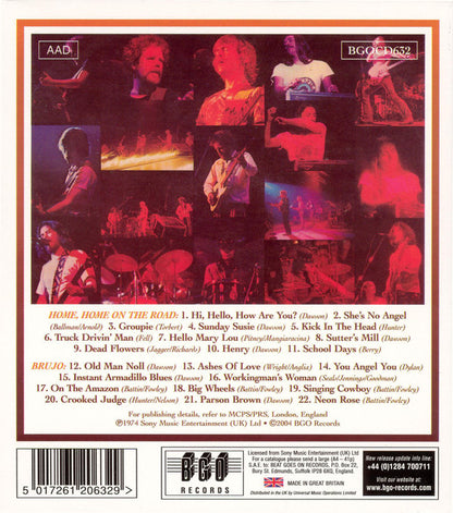 New Riders Of The Purple Sage : Home, Home On The Road / Brujo (CD, Album, Comp, RE, RM)