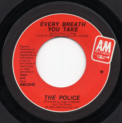 The Police : Every Breath You Take (7", Single, Styrene, W -)