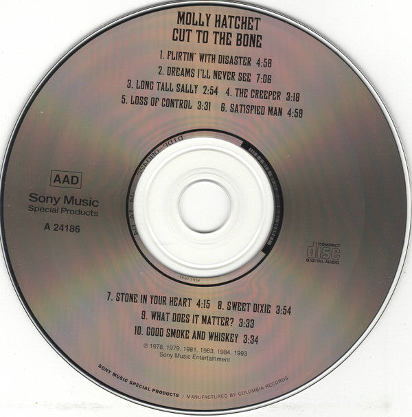 Molly Hatchet : Cut To The Bone (CD, Comp, RE)
