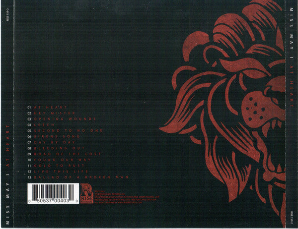 Miss May I : At Heart (CD, Album)