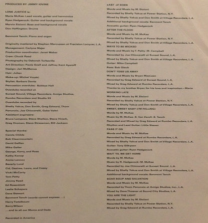 Lone Justice : Lone Justice (LP, Album, All)