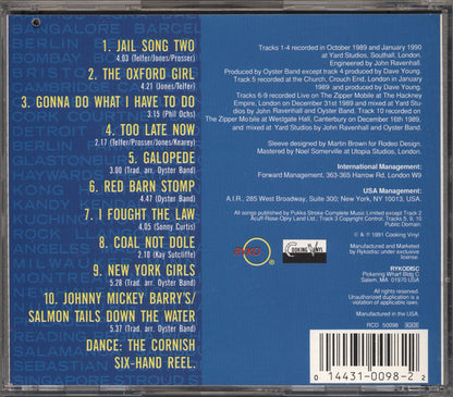 Oysterband : Little Rock To Leipzig (CD, Album)