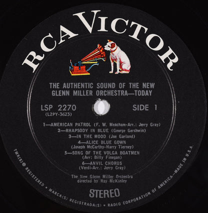 The New Glenn Miller Orchestra : The Authentic Sound Of The New Glenn Miller Orchestra - Today (LP, Album, Hol)