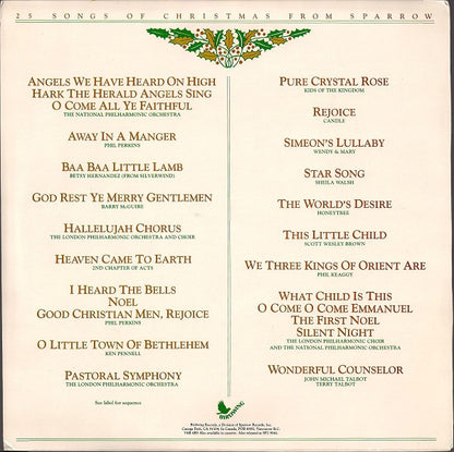 Various : 25 Songs Of Christmas From Sparrow (2xLP)