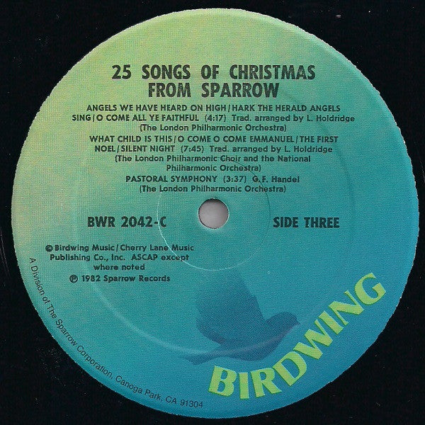 Various : 25 Songs Of Christmas From Sparrow (2xLP)