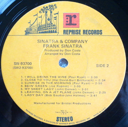 Frank Sinatra : Sinatra & Company (LP, Album, Club, RE, Cap)
