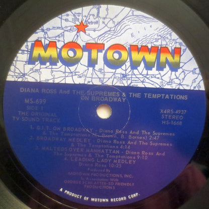 Diana Ross And The Supremes* & The Temptations : On Broadway (LP, Album, Gat)