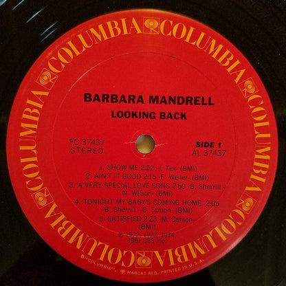 Barbara Mandrell : Looking Back (LP, Comp)