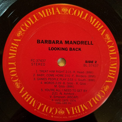 Barbara Mandrell : Looking Back (LP, Comp)