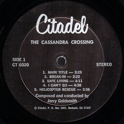 Jerry Goldsmith : The Cassandra Crossing (LP)
