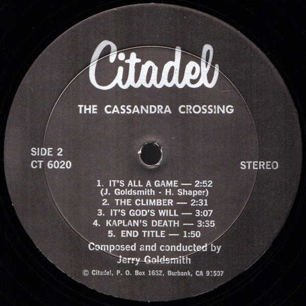 Buy Jerry Goldsmith : The Cassandra Crossing (LP) Online for a