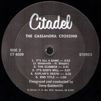 Jerry Goldsmith : The Cassandra Crossing (LP)
