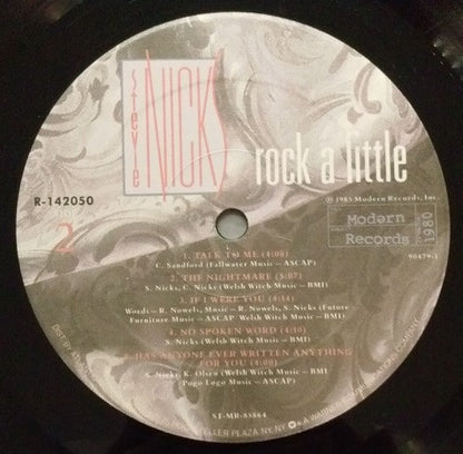Stevie Nicks : Rock A Little (LP, Album, Club, RCA)