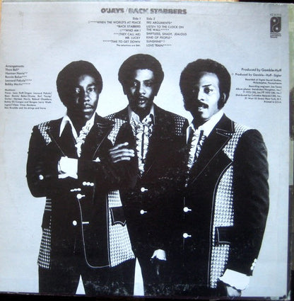 O'Jays* : Back Stabbers (LP, Album)