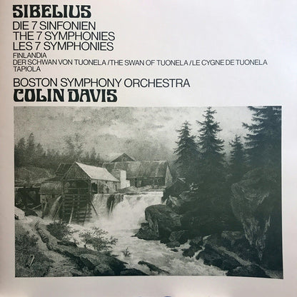 Jean Sibelius, Boston Symphony Orchestra, Sir Colin Davis : The 7 Symphonies / Finlandia / The Swan Of Tuonela / Tapiola (5xLP + Box, Comp)