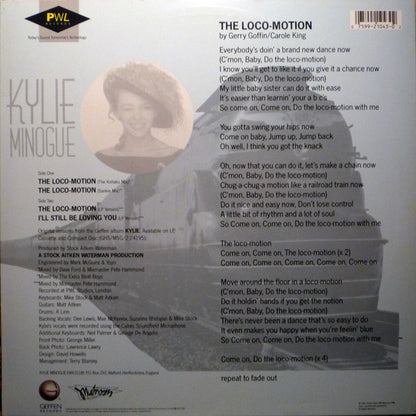 Kylie Minogue : The Loco-Motion (12", Maxi)