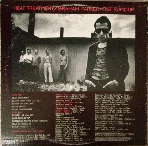 Graham Parker And The Rumour : Heat Treatment (LP, Album, RE, Kee)