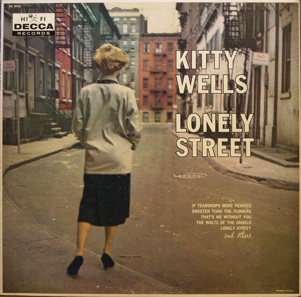 Kitty Wells : Lonely Street (LP, Mono)