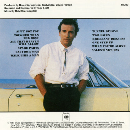 Bruce Springsteen : Tunnel Of Love (CD, Album, RP)