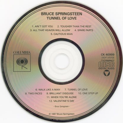 Bruce Springsteen : Tunnel Of Love (CD, Album, RP)