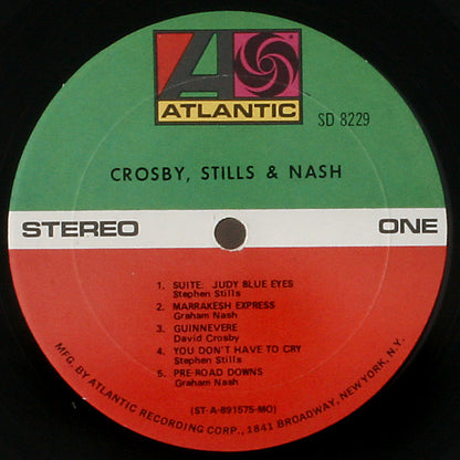 Crosby, Stills & Nash : Crosby, Stills & Nash (LP, Album, MO )