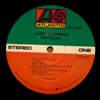 Laura Branigan : Branigan (LP, Album, SP )