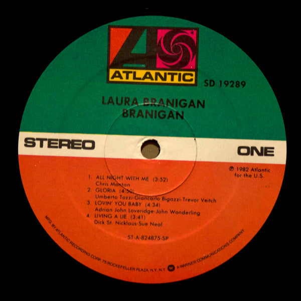 Laura Branigan : Branigan (LP, Album, SP )