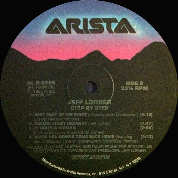 Buy Jeff Lorber : Step By Step (LP, Album, Ind) Online for a great